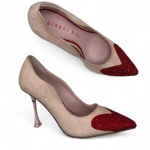 Gianni Bini Women’s TheaTwo Suede Rhinestones Pumps